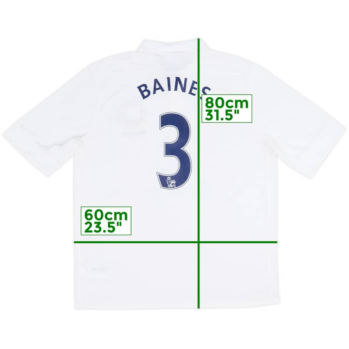 2012-13 Everton Third Shirt Baines #3 - 10/10 - (XL)