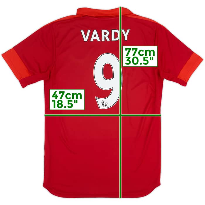 2016-17 Leicester Away Shirt Vardy #9 - 8/10 - (M)