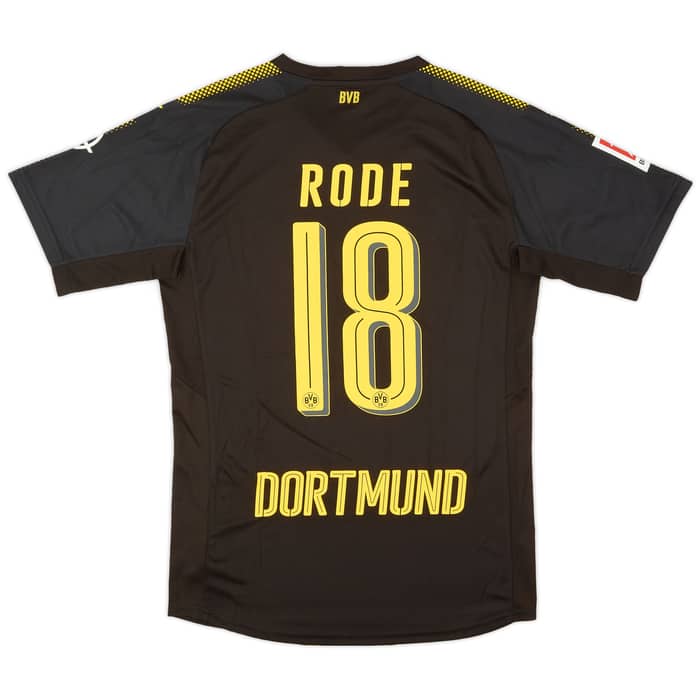 2017-18 Borussia Dortmund Away Authentic Shirt Rode #18 - 10/10 - (M)