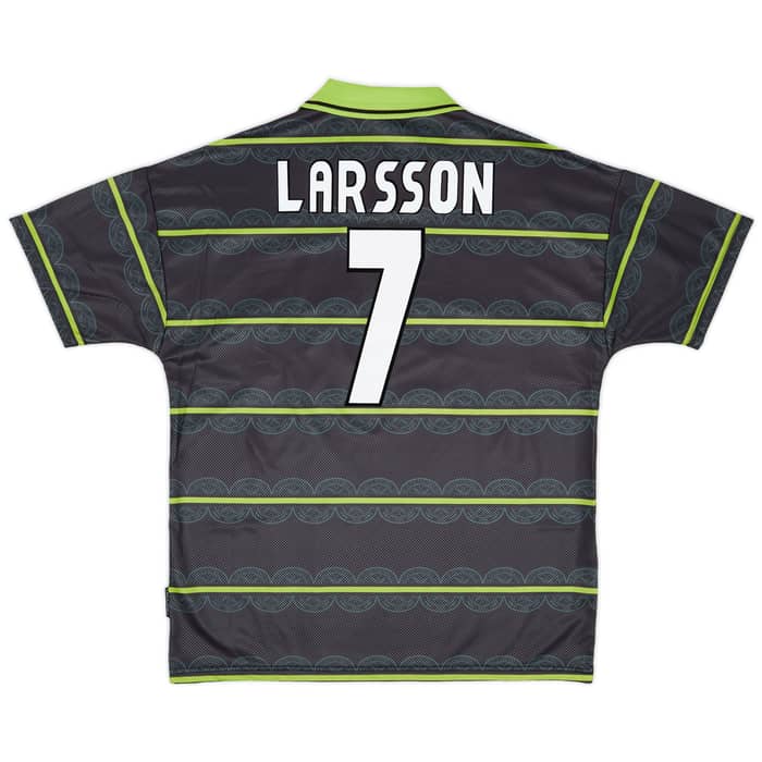 1998-99 Celtic Away Shirt Larsson #7 (XL)