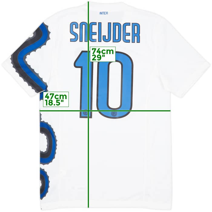 2010-11 Inter Milan Away Shirt Sneijder #10 (S)