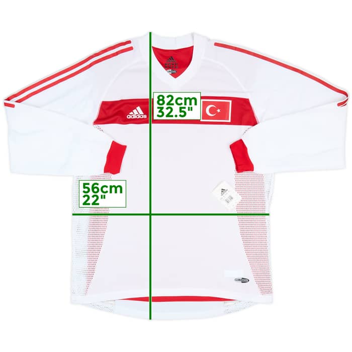 2002-04 Turkey Player Issue Away L/S Shirt (L)