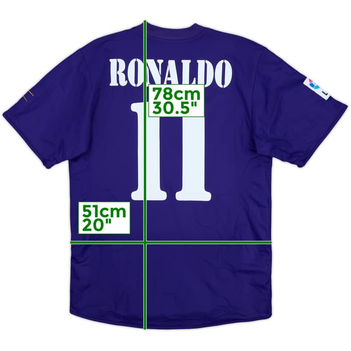 2002-03 Real Madrid Centenary Third Shirt Ronaldo #11 (M)