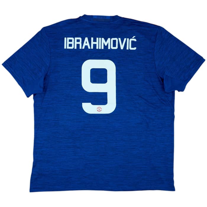 2016-17 Manchester United Away Shirt Ibrahimovic #9 (XXL)