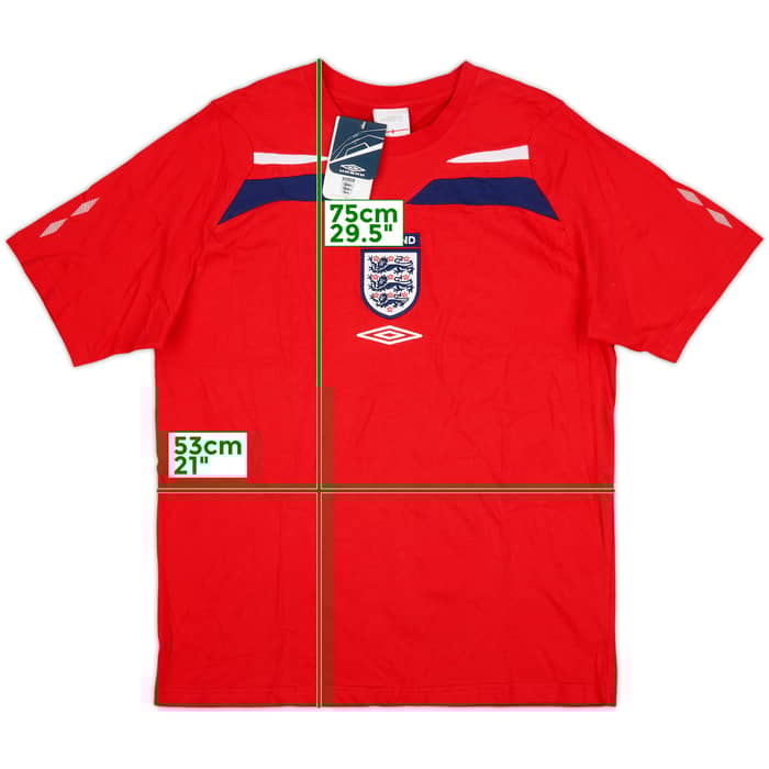 2008-10 England Umbro Cotton Tee (XL)