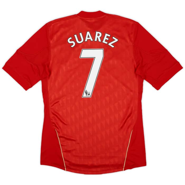 2010-12 Liverpool Home Shirt Suarez #7