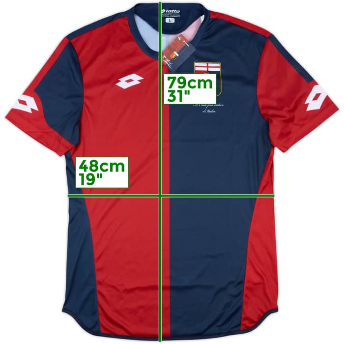 2016-17 Genoa Basic Home Shirt (L)