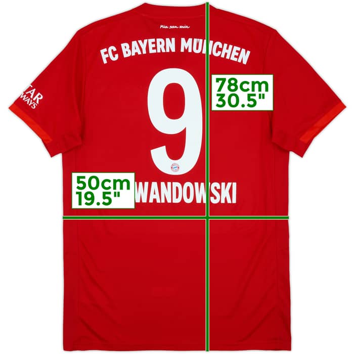 2019-20 Bayern Munich Home Shirt Lewandowski #9 (M)