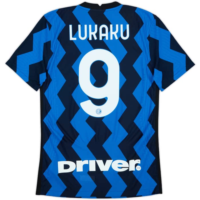 2020-21 Inter Milan Authentic Home Shirt Lukaku #9 (S)