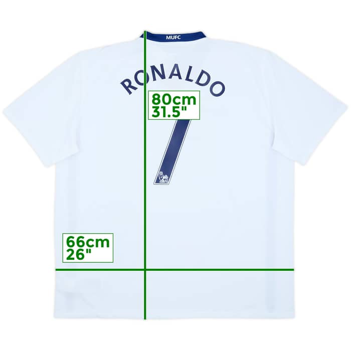 2008-10 Manchester United Away Shirt Ronaldo #7 (XXL)