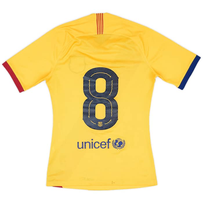 2019-20 Barcelona Match Issue Away Shirt #8