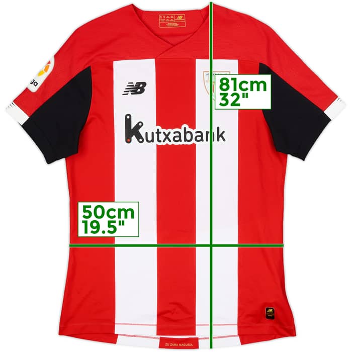 2019-20 Athletic Bilbao Authentic Home Shirt - 9/10 - (XL)
