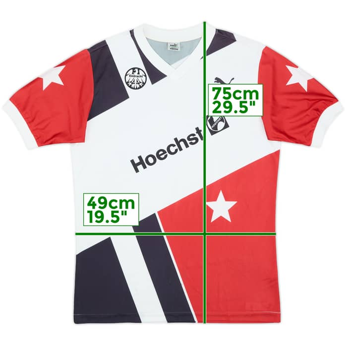 1990-91 Eintracht Frankfurt Away Shirt - 8/10 - (L)