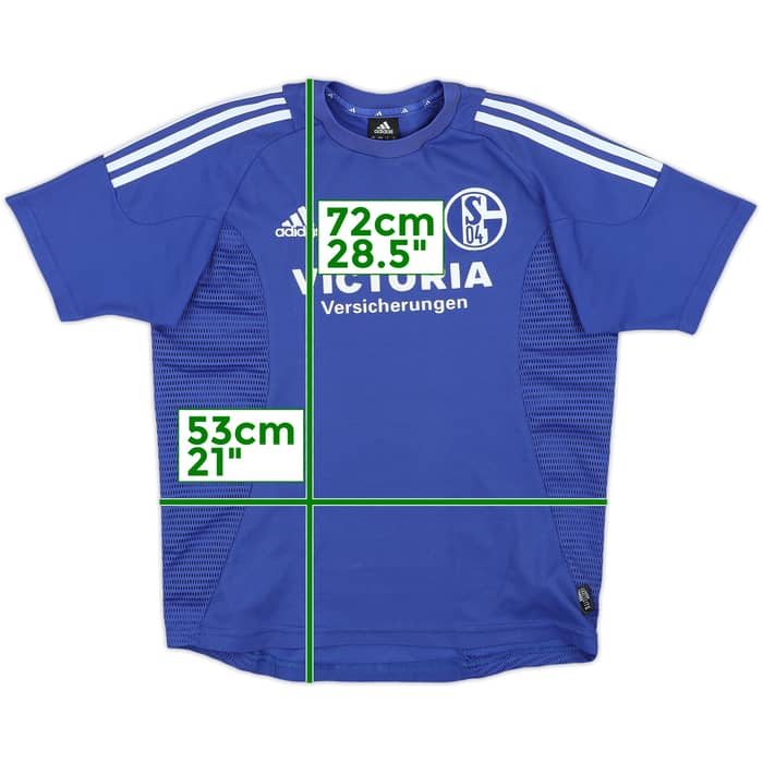 2002-04 Schalke Home Shirt - 8/10 - (XL.Boys)