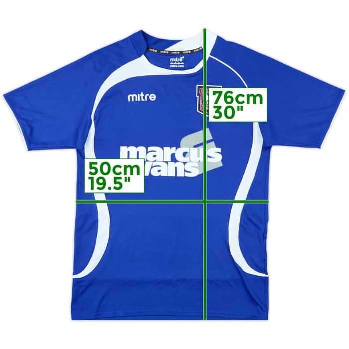 2010-11 Ipswich Home Shirt - 7/10 - (M)