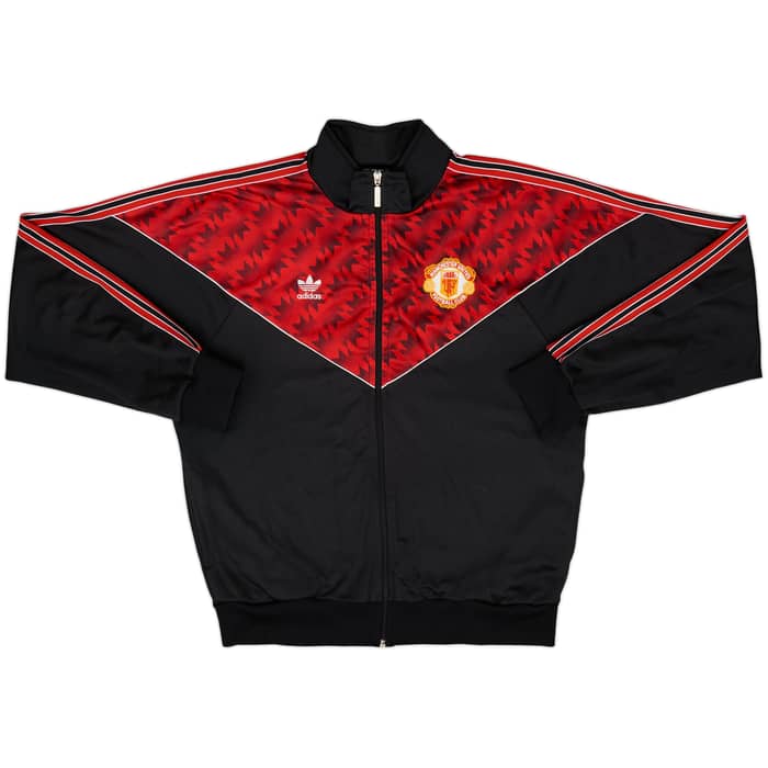 1990-92 Manchester United adidas Tracksuit - 9/10 - (L)