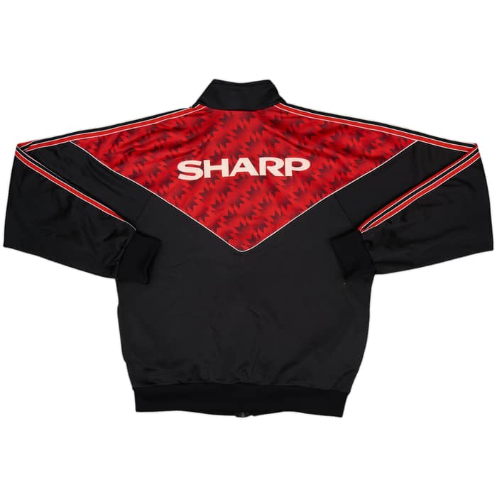 1990-92 Manchester United adidas Tracksuit - 9/10 - (L)