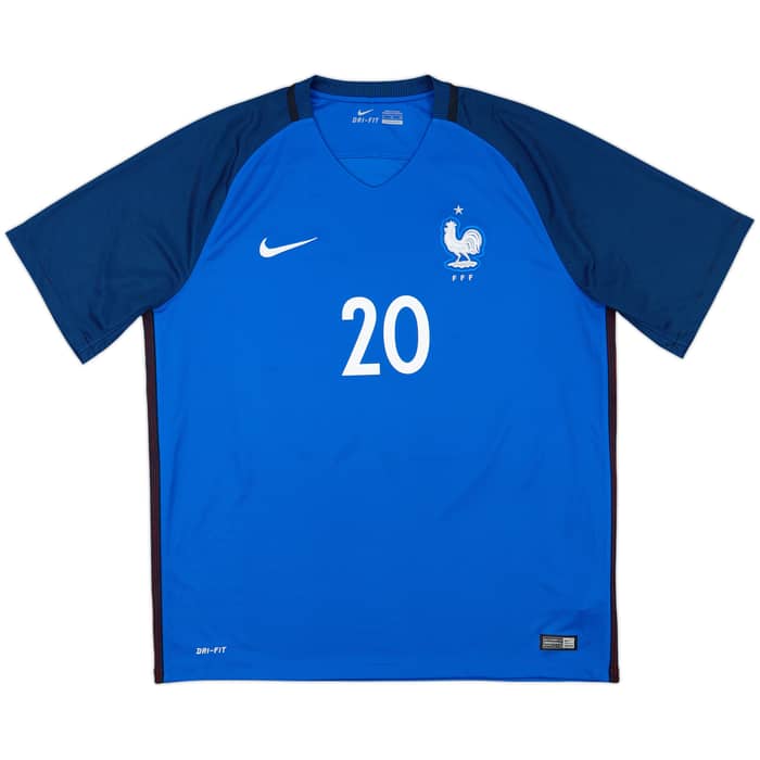2016-17 France Maillot Domicile Mbappe #20 - 6/10 - (S)