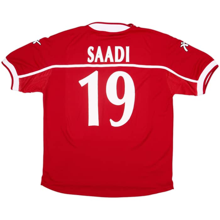 Camiseta de local del Perugia 2003-04 Saadi #19 (XL)