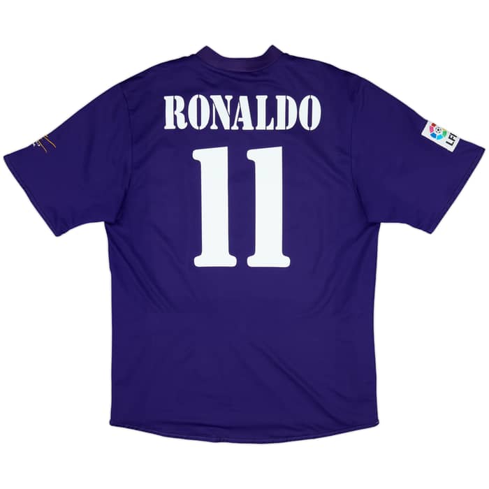 2001 Real Madrid Third Shirt Ronaldo #11 - 8/10 - (L)