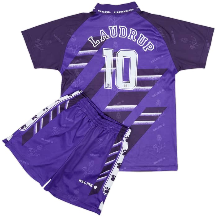 1994-96 Real Madrid Away Full Kit Laudrup #10 - 7/10 - (S.Boys)
