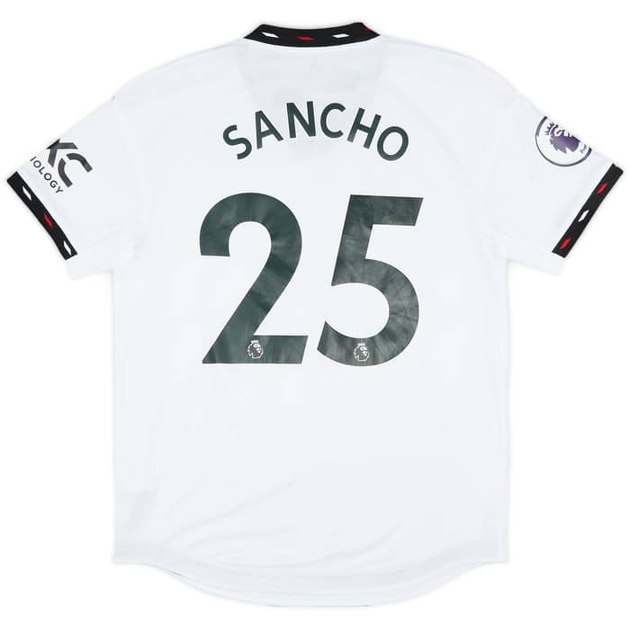 2022-23 Manchester United Authentic Away Shirt Sancho #25 - 7/10 - (M)