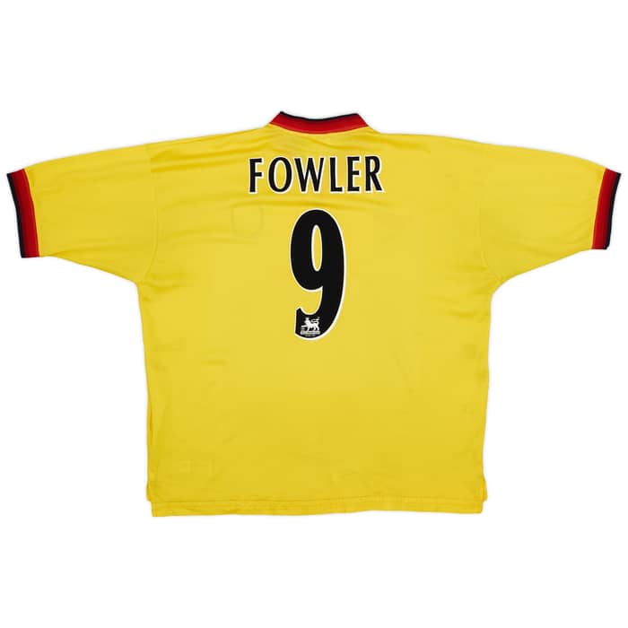 1997-99 Liverpool Away Shirt Fowler #9 - 6/10 - (XXL)