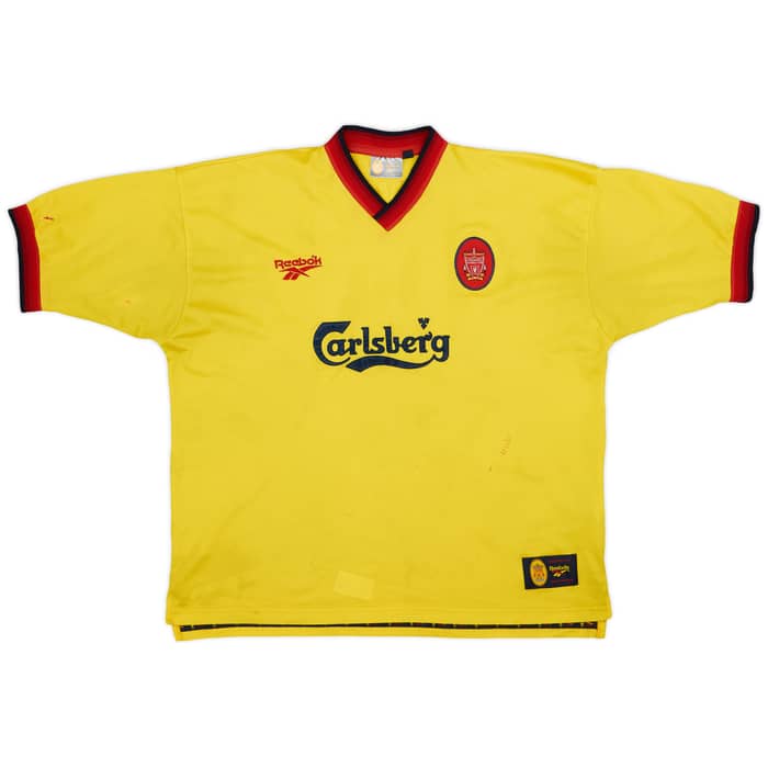 1997-99 Liverpool Away Shirt Fowler #9 - 6/10 - (XXL)