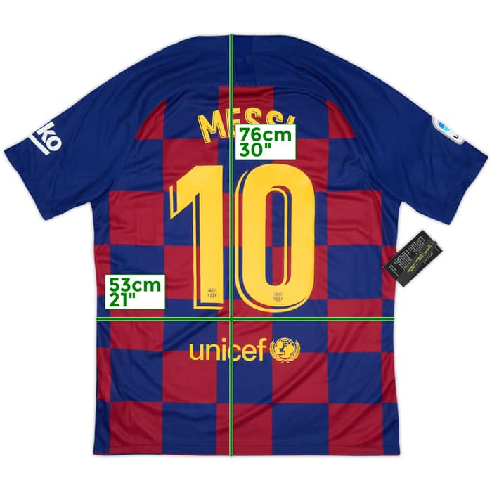 2019-20 Barcelona Home Shirt Messi #10 (L)
