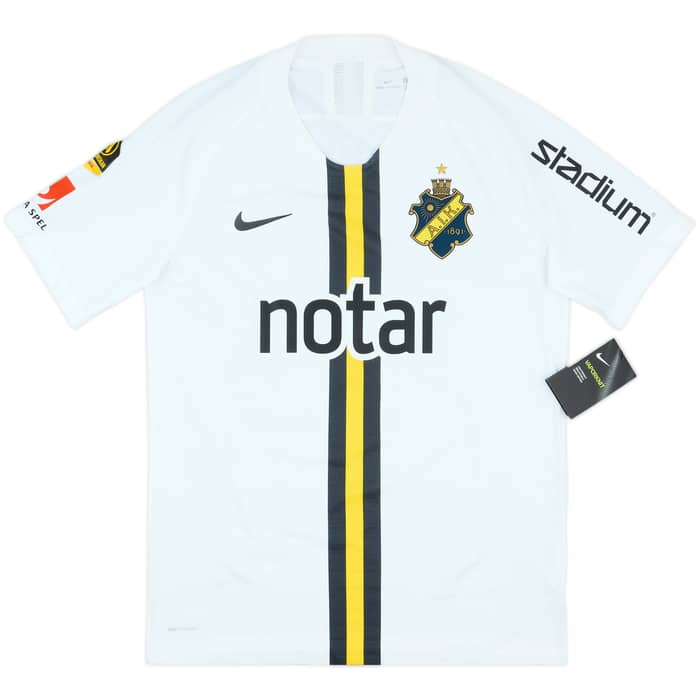 2019 AIK Match Issue Away Shirt Lahne #28