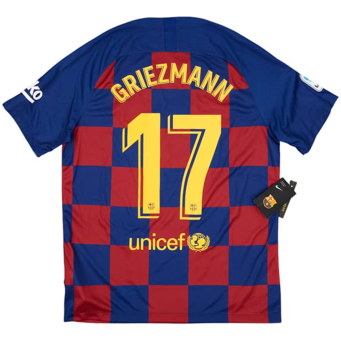 2019-20 Barcelona Home Shirt Griezmann #17 (L)