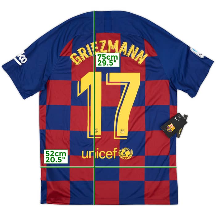 2019-20 Barcelona Home Shirt Griezmann #17 (L)