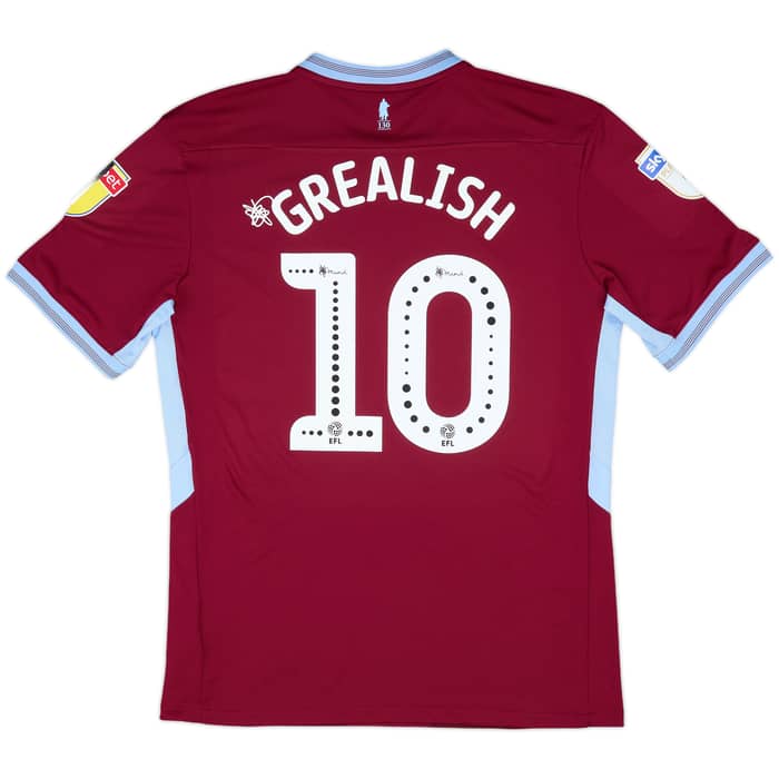 2018-19 Aston Villa Home Shirt Grealish #10 (L)