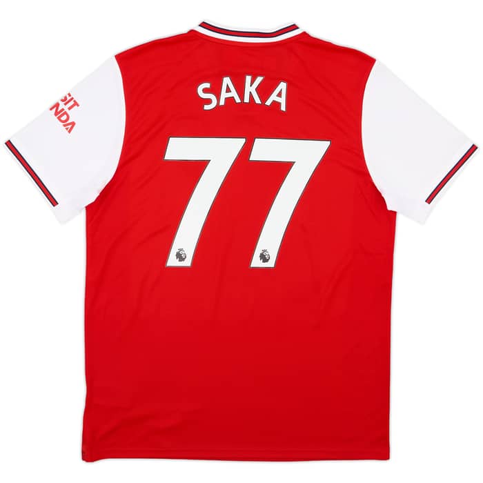 2019-20 Arsenal Home Shirt Saka #77 (L)