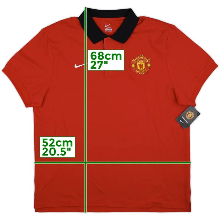 2012-13 Manchester United Nike Polo Shirt (XXL)