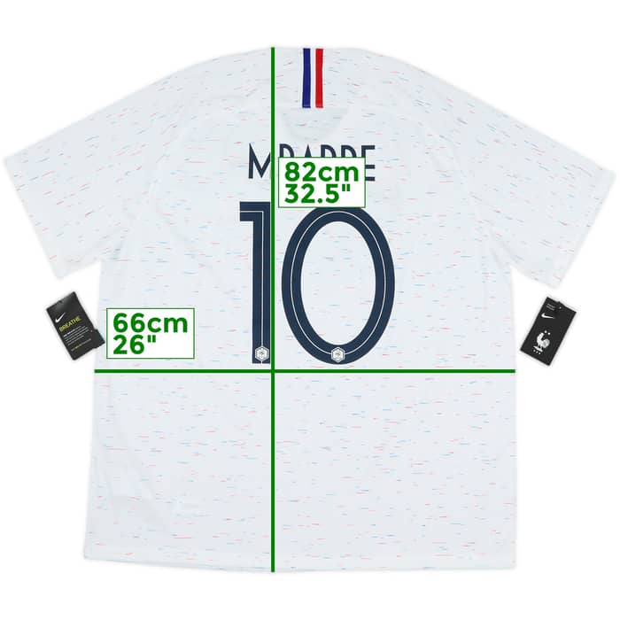 2018 France Away Shirt Mbappe #10 (XXL)
