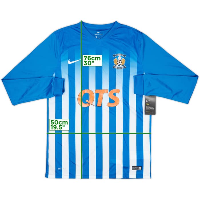 2016-17 Kilmarnock Home L/S Shirt (L)