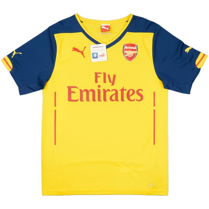 2014-15 Arsenal Away Shirt Arteta #8 (S)