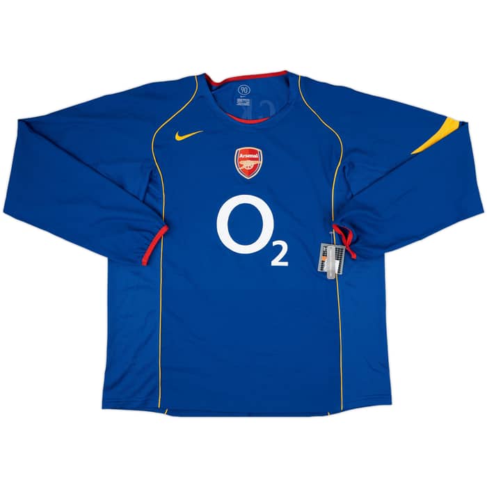 2004-06 Arsenal Away L/S Shirt Bergkamp #10 (XXL)