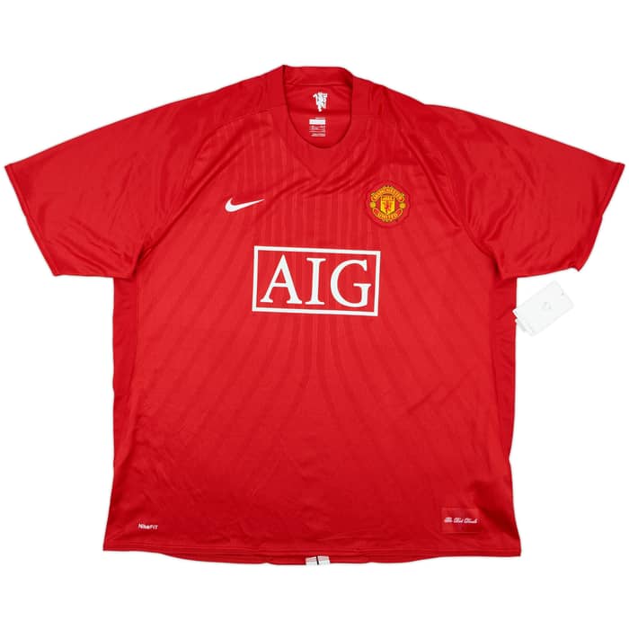 2007-09 Manchester United Home Shirt Ronaldo #7 (3XL)