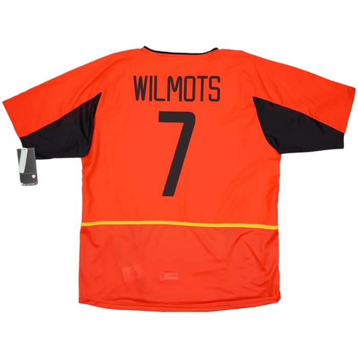 2002-04 Belgium Home Shirt Wilmots #7 (XL)