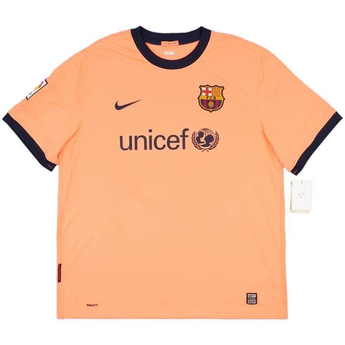 2009-10 Barcelona Away Shirt Messi #10 (XL)