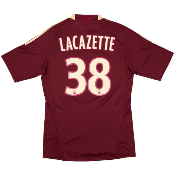 2010-11 Lyon Away Shirt Lacazette #38 (S)