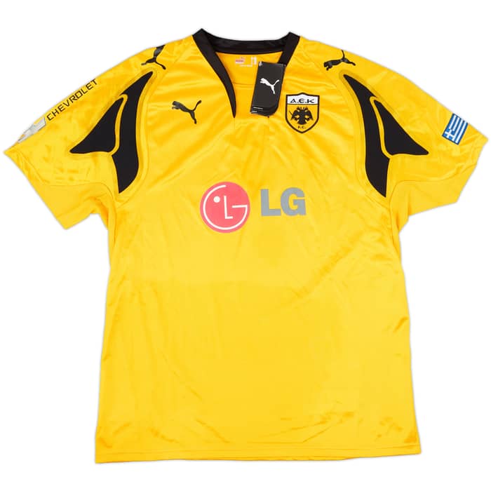 2007-08 AEK Athens Home Shirt Rivaldo #10 (XXL)