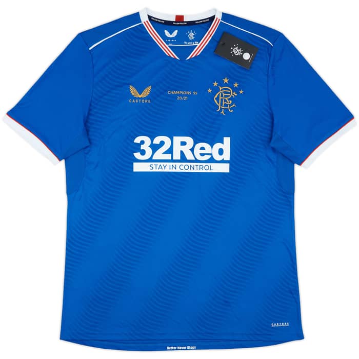 2020-21 Rangers Special Edition 'Champions 55 20/21' Home Shirt (XL)