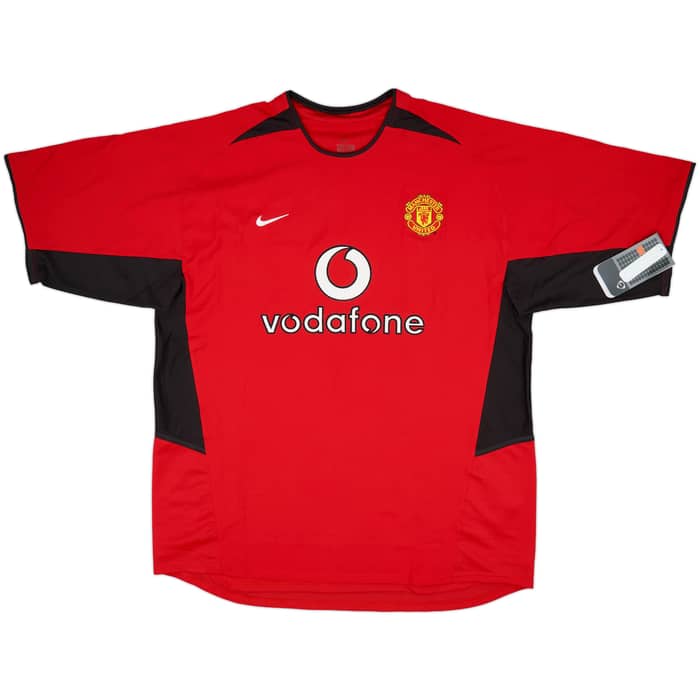 2002-04 Manchester United Home Shirt Beckham #7 (XL)