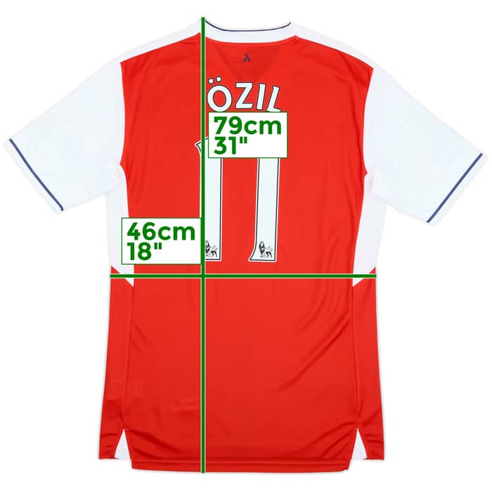 2016-17 Arsenal Player Issue Home ACTV Fit Shirt Ozil #11 (M)