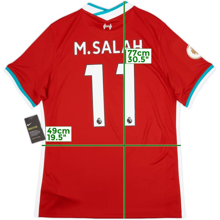 2020-21 Liverpool Home Shirt Salah #11 (L)
