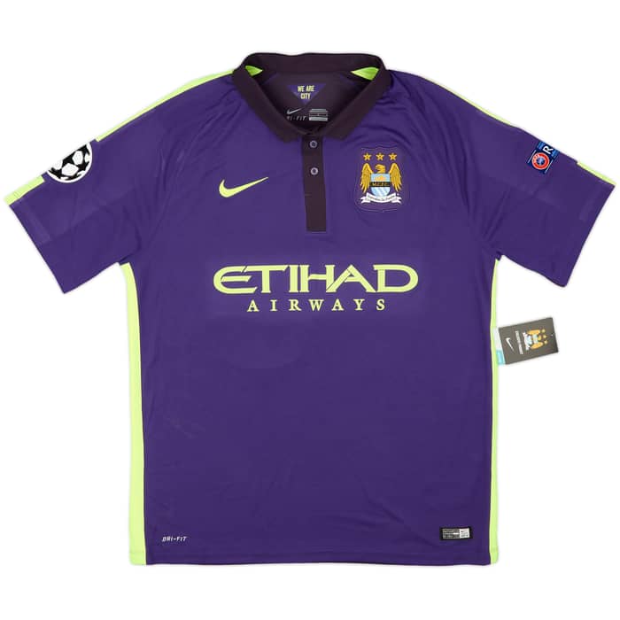 2014-15 Manchester City Third Shirt Jovetic #35 (L)