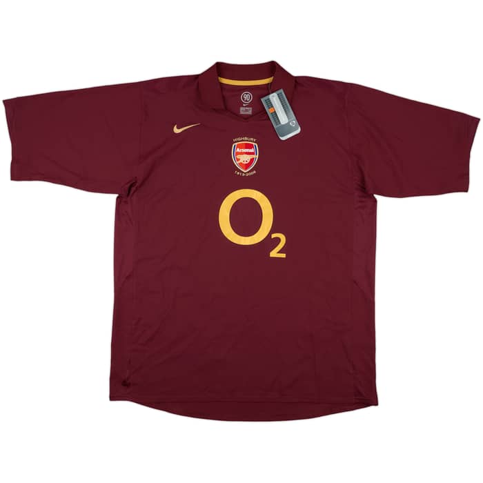 2005-06 Arsenal Home Shirt Henry #14 (XXL)